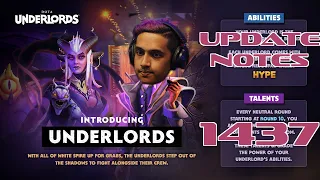 Dota Underlords BIG UPDATE Notes #6 : HYPE, underlords and HOBGEN