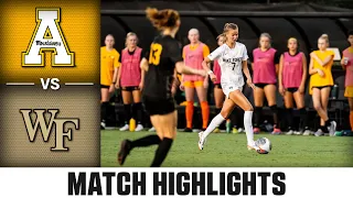 Appalachian State vs. Wake Forest Women’s Soccer Highlights (2023)