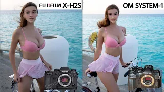 FujiFilm X-H2S VS OM Systems OM-1 Camera Test