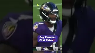 Zay Flowers First Ever Catch As A Baltimore Raven‼️#nflpreseason