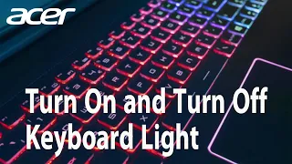 Turn on or Turn off Keyboard light