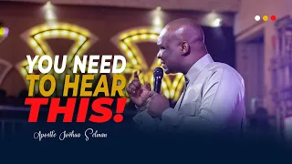 LET THE HOLY SPIRIT TAKE CONTROL OVER YOUR LIFE IN 2024 - APOSTLE  JOSHUA SELMAN