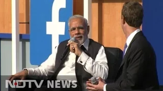 PM Modi addresses Townhall with Mark Zuckerberg at Facebook headquarters