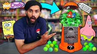 I FOUND A VINTAGE NICKELODEON BUBBLE GUM MACHINE... YOU WON'T BELIEVE WHAT ELSE WAS IN IT!!...