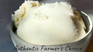 Two Ingredients Farmer’s Cheese recipe