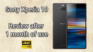 Sony Xperia 10 test and review after 1 month of use
