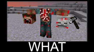 Scary Herobrines Minecraft wait what Meme -  @JoSa Craft   @Not Safe   @zFazT ™  @Milkair   gameplay