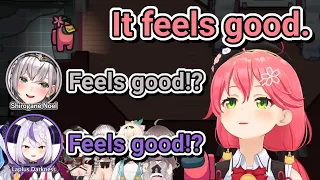 Sakura Miko Gets Suspected Because She Says "It Feels Good"