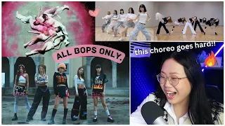 LE SSERAFIM (르세라핌) 'ANTIFRAGILE' MV, 'Impurities' MV + Dance Practices | REACTION ~ soo in sync!!🖤 ~