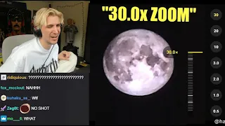 xQc Reacts to Samsung Faking Zoom Photos of The Moon