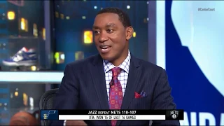 Isiah Thomas Impressed Reaction to Utah Jazz 10th straight win, defeat Nets 118-107 | NBA GameTime