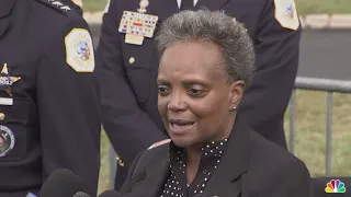 Watch: Lightfoot Speaks After Officer Ella French's Funeral | NBC Chicago