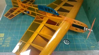 Handmade FanFly Plane / самодельный самолет из бальсы