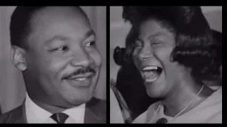 Mahalia Jackson singing & Martin Luther King Jr. preaching at Church together