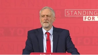 Jeremy Corbyn's first major campaign speech - watch live