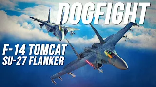 Su-27 Flanker Vs F-14 Tomcat Dogfight | Digital Combat Simulator | DCS |