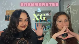 𐙚 REACCIONANDO a BABYMONSTER 'BATTER UP' & XG 'WINTER WITHOUT YOU' MV | Kpop reaction ✮⋆˙