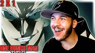 GAROU IS HERE!!! One Punch Man 2x1 "Return of the Hero" REACTION!!!