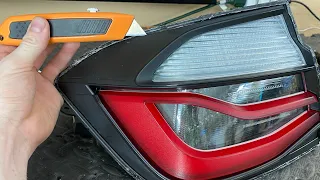 how to open f30 tail lights