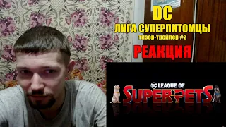 DC Лига Суперпитомцы Тизер-Трейлер #2 Реакция DC League of Super-Pets Teaser Trailer #2 Reaction