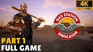 Gas Station Simulator (2023) - Full Game (NEW DLC) Playthrough Part 1 [4K 60FPS] (No Commentary)
