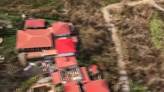 Raw: Aerials of Irma Damage on US Virgin Islands
