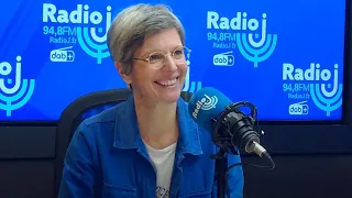 Sandrine Rousseau, Députée EELV de Paris, au micro de Frédéric Haziza - Le Forum Radio J