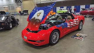 "Never Forget" 1999 Corvette C-5 Tribute Car to 9-11 Victims at Cruisin Ocean City Car Show