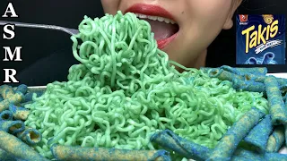 EATING fire hot *TAKIS FUEGO* Flamin’ Hot *EXTREME BLUE HEAT* Spicy Ramen Noodles ASMR MUKBANG