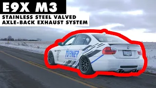 Make your S65 SING! | E9x M3 Stainless Steel Valved Axle-back Exhaust System