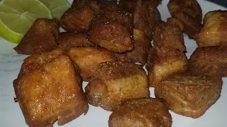 TRUCO facil para hacer Carne de Cerdo Frita Jugosita y no mucho tiempo en ACEITE