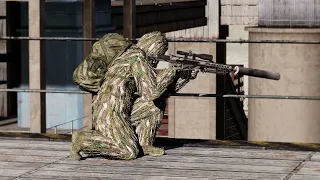 Elite American Sniper taking down hired Mercenaries in a village | ARMA3 | MilSim | Gameplay