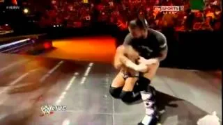 WWE Raw CM Punk Attack Chris Jericho 04-23-12