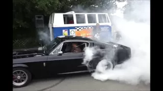 Ford Mustang GT500 Eleanor massive burnout @ Bug Biss - Video 2