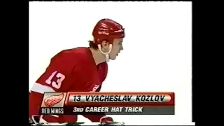 98/99 RS: Det @ Buf Highlights - 2/21/99 (Kozlov Hat Trick)