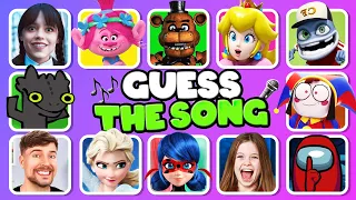 GUESS WHO'S SINGING 🎵🎤🔥 Lay Lay, King Ferran, Kinigra Deon, Salish Matter, Elsa, MrBeast, Trolls 3