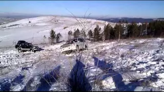 Off-road покатушки по Титовской сопке, Засопка, гора Светлая. Январь, 2016 г. Чита. Часть 3