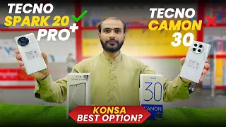 Tecno Camon 30 vs Tecno spark 20 pro plus Detailed Review