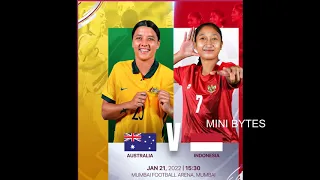 AUS - 18 VS INDO - 0  |  HIGHLIGHTS | AFC WOMEN'S CUP 2022 |