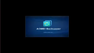 Aomei Backupper - восстановление Windows из резервной копии.