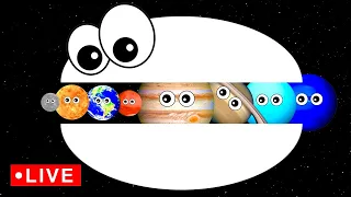 Planets for Babies 🪐🌎🔴 | Learn Planets Mercury Venus Earth Mars Jupiter Saturn Uranus Neptune