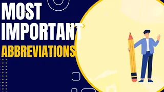 50 Most Important Abbreviations | Routine use Abbreviations | Abbreviations for competitive exams #1