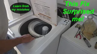 How to Fix a Wash Machine that Won't Spin, Agitate or Drain - You will Learn A Lot