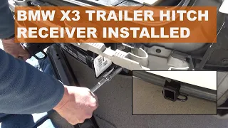 DIY Driveway Trailer Hitch Install on a BMW X3