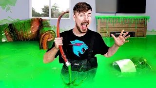 Enchi a Casa do Meu Irmão de Slime! E Comprei Uma Nova Pra Ele