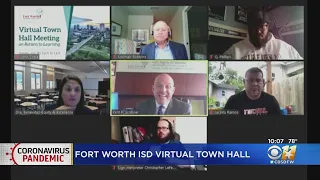 Fort Worth ISD Holds Virtual Town Hall On Return To School