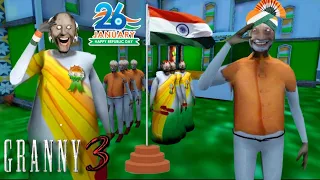 Granny 3 Republic day🇮🇳 Special Mode😍 | Granny Gang and bewda gang is back😂