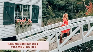 Must Do Things In Kennebunkport Maine I BEST Hotel, Bush Compound, Wedding Cake House Food & Shops