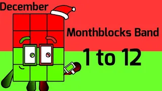 Monthblocks band 1 to 12