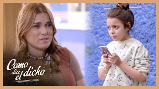 Vicky es adicta al celular y esto le preocupa a su mamá | Como dice el dicho 1/4 | Coser y cantar